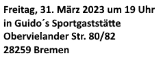 Einladung Jahreshauptversammlung
